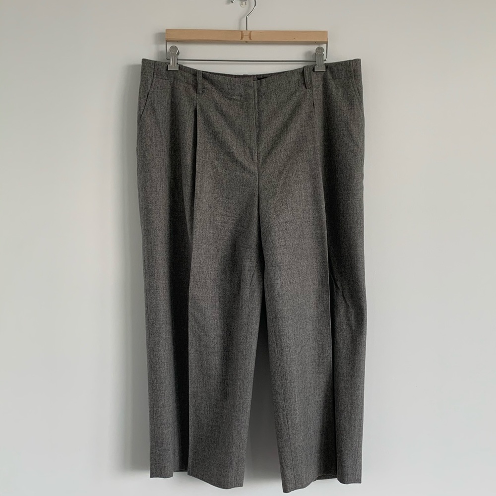 Lafayette 148 New York | Gray wool culottes | 16